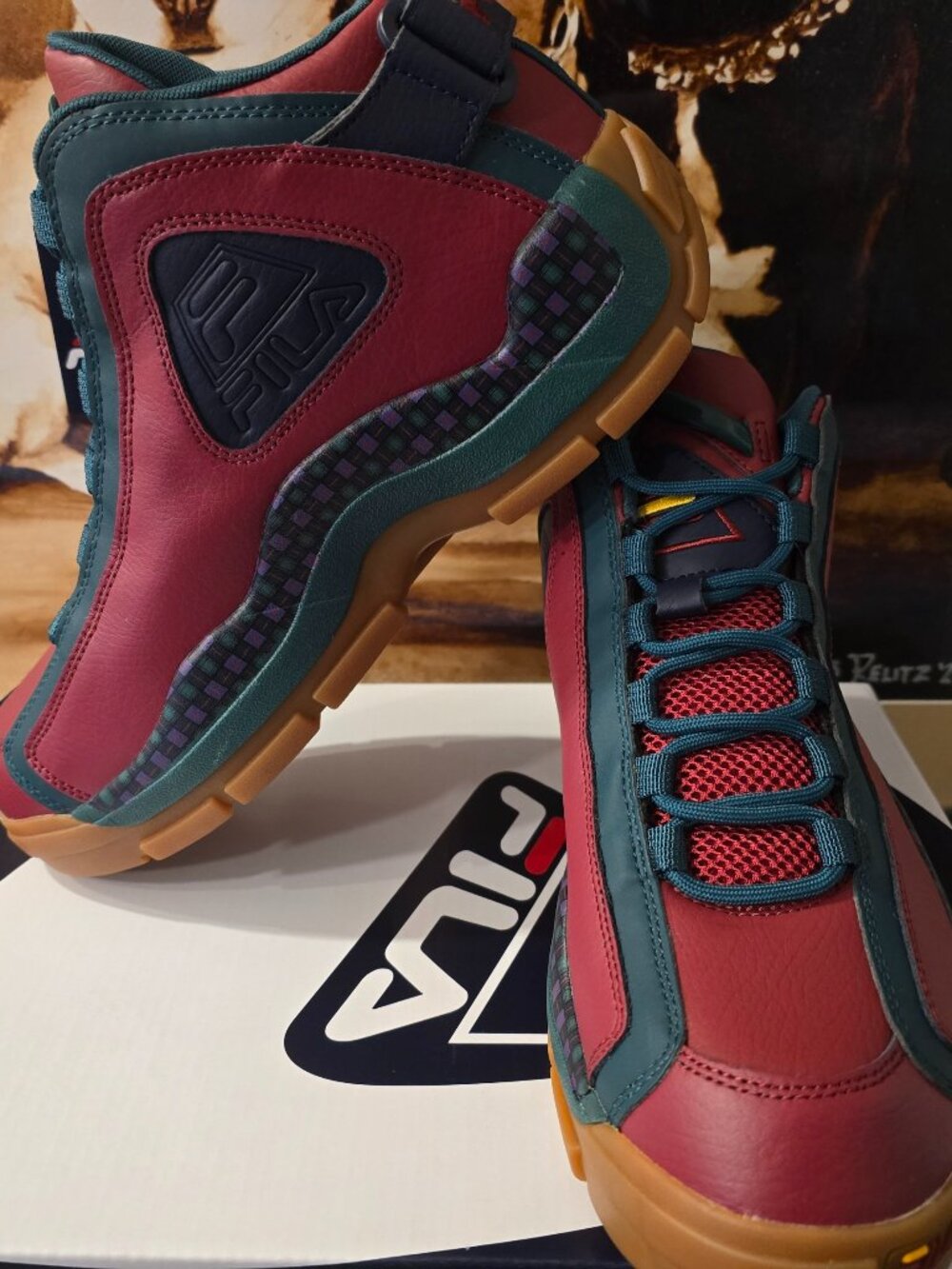 FILA - Men's Grant Hill 2 Shoes (1BM01316 933) Mens Size 9.5 Basketball US NEW